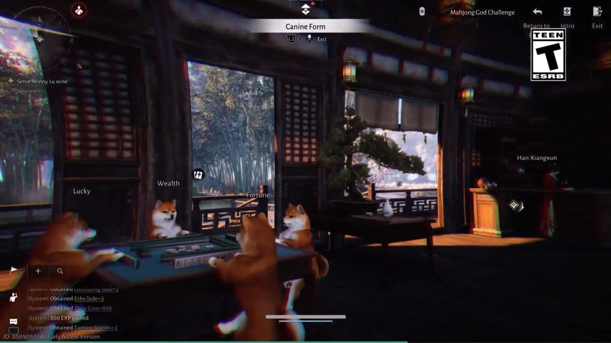 【ほほえま】犬が麻雀を打つ光景が話題に