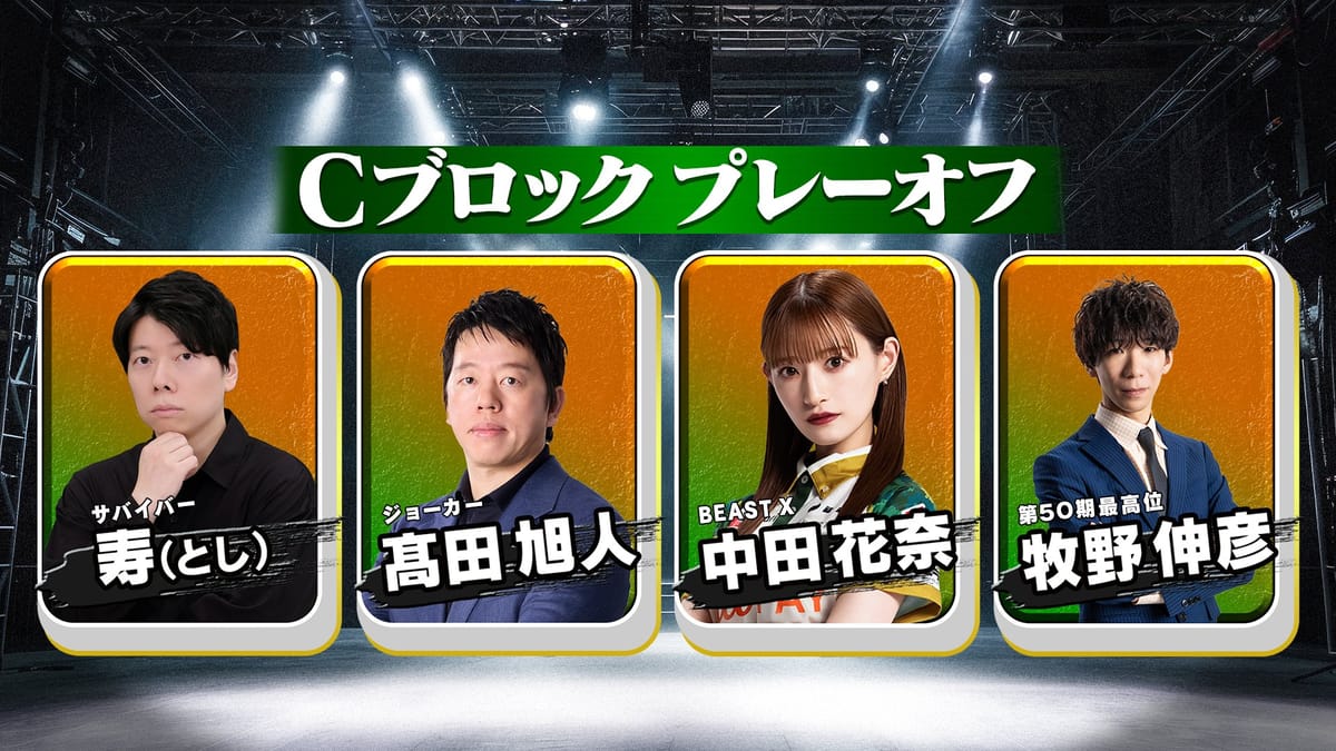 【麻雀オールスターBS10チャンピオンシップ】Cブロックが決着！勝ち上がった選手は⁉