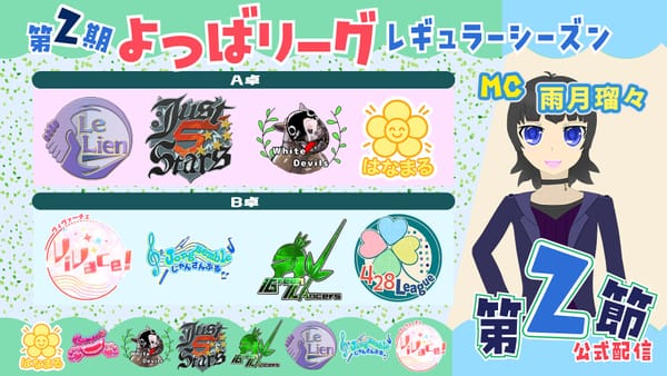 【よつばリーグ】編集部員が参戦中！第2節の結果は如何に!?