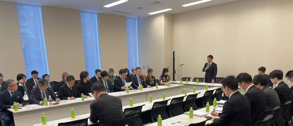 「自民党頭脳スポーツとしての健全で安全な麻雀を推進する議員連盟」の会合に多くの業界関係者が出席